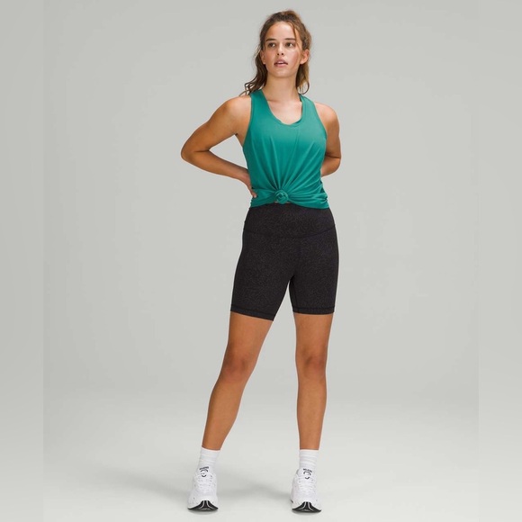 Lululemon Essential Tank *Train In Teal Lagoon Size 12 Racerback Gym Yoga - Picture 3 of 12